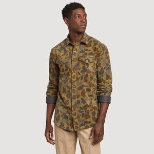 Eddie Bauer Men's Chutes Microfleece Shirt in Camo